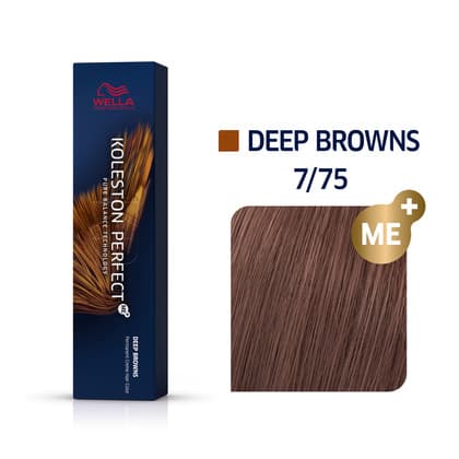 Wella Koleston Perfect 7/75 Medium Blonde/Brown Red-Violet Permanent