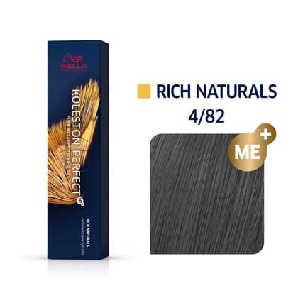 Wella Koleston Perfect 4/82 Medium brown/Blue Matte Permanent