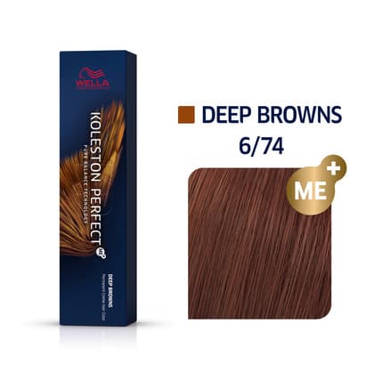 Wella Koleston Perfect 6/74 Dark Blonde/Brown Red Permanent